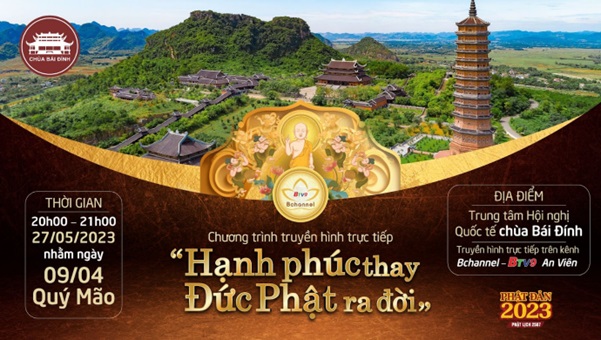 'Hạnh phúc thay Đức Phật ra đời' mừng Đại lễ Phật Đản 2023 - Ảnh 2.