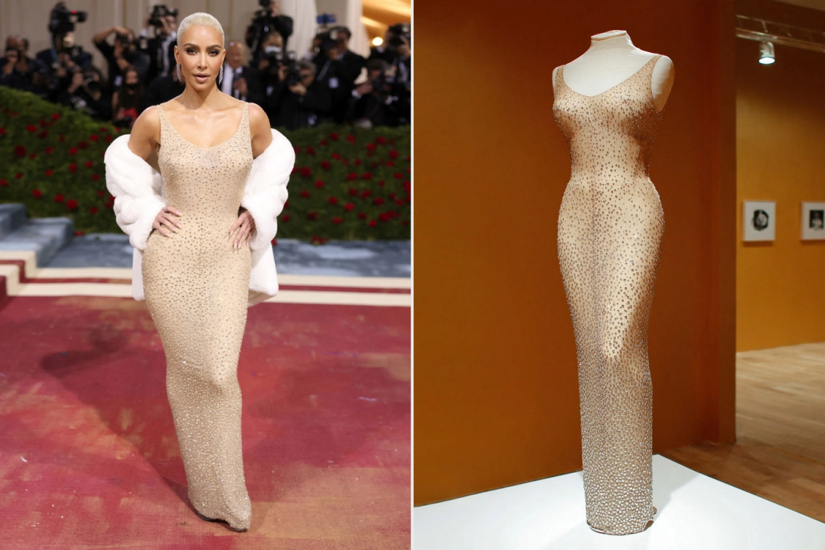 Xót của thay cho Kim Kardashian: Bộ đầm 50.000 viên ngọc trai, chưa kịp lên thảm đỏ Met Gala đã te tua - Ảnh 12.
