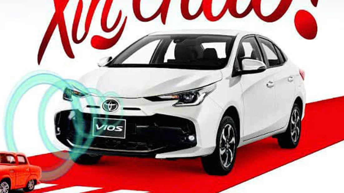 Toyota Vios 2023 lần đầu lộ ảnh chính thức tại Việt Nam: Đầu xe mới, thêm nhiều trang bị, giá bán không đổi