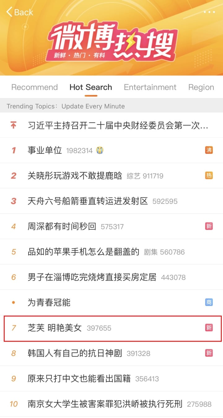 Chi Pu lần đầu phá đảo Weibo Trung Quốc, đạt thành tích khủng nhờ một từ khóa tìm kiếm sau Tỷ Tỷ Đạp Gió Rẽ Sóng - Ảnh 3.