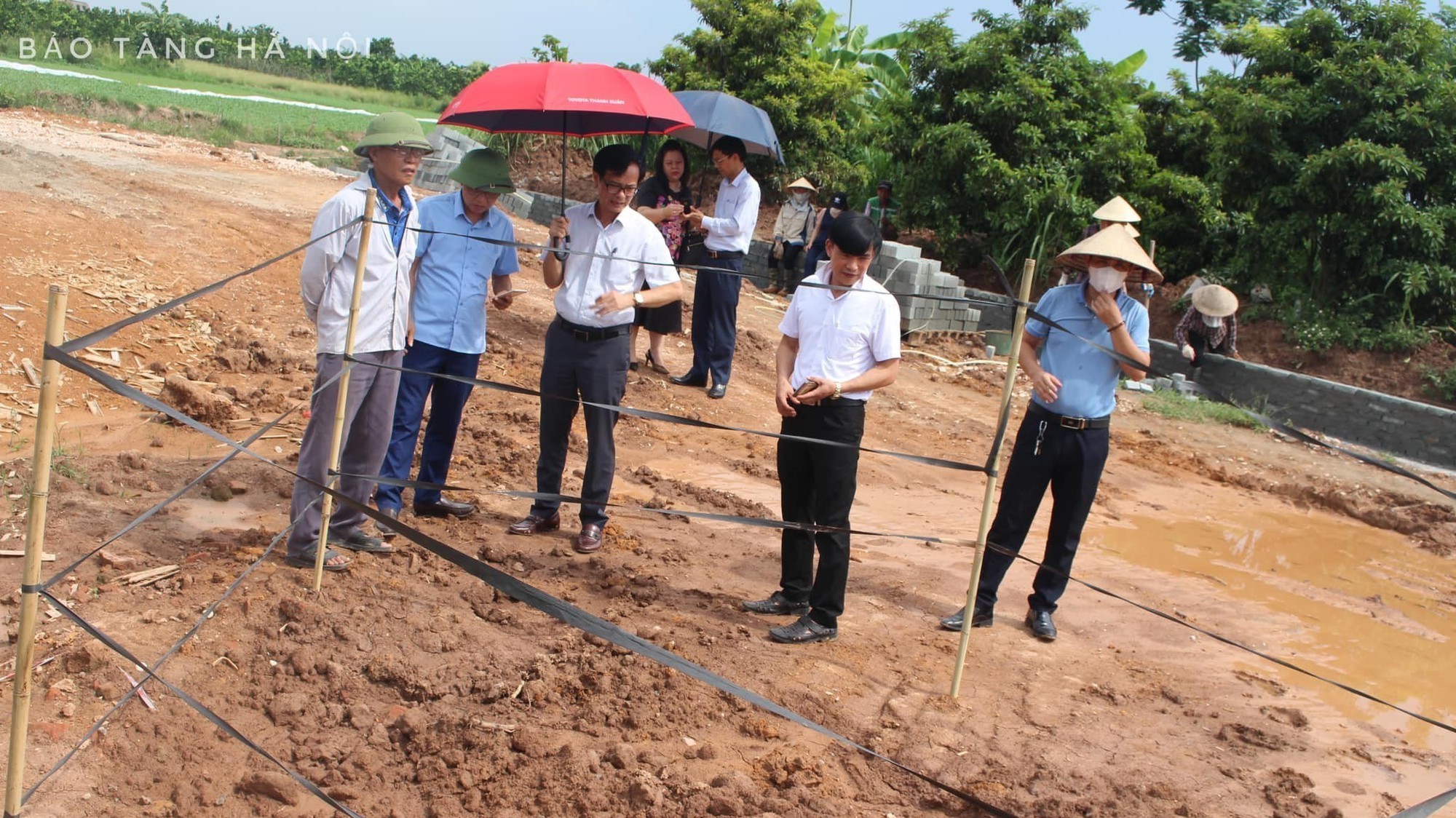 Hà Nội đề xuất khai quật khẩn cấp mộ gạch mới phát hiện tại huyện Đan Phượng