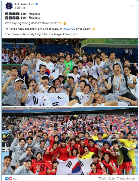 AFC đăng bức hình có người cũ U23 Việt Nam khi ca ngợi kỳ tích của đại diện châu Á tại U20 World Cup - Ảnh 2.