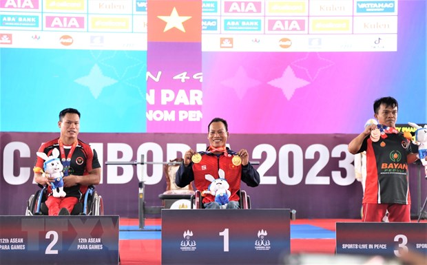 Đoàn Việt Nam vượt xa chỉ tiêu HCV, xếp thứ 3 chung cuộc tại Para Games 12 - Ảnh 2.