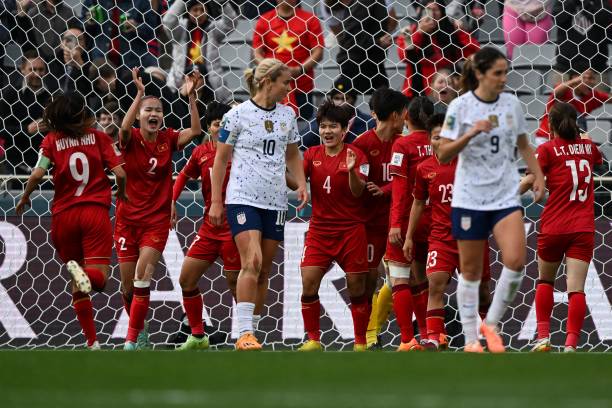 Tuyển nữ Việt Nam chơi tốt dù thua tuyển Mỹ 0-3 ở trận ra quân tại World Cup nữ 2023