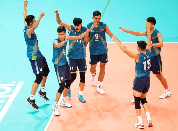Bóng chuyền nam Việt Nam thắng Thái Lan ở lượt về SEA VLeague 2024 Bóng chuyền nam Việt Nam thắng Thái Lan ở lượt về SEA VLeague 2024