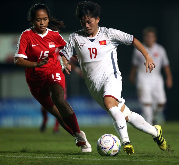 Link xem trực tiếp bóng đá U19 Đông Nam Á hôm nay: U19 nữ Việt Nam vs Singapore - Ảnh 4.