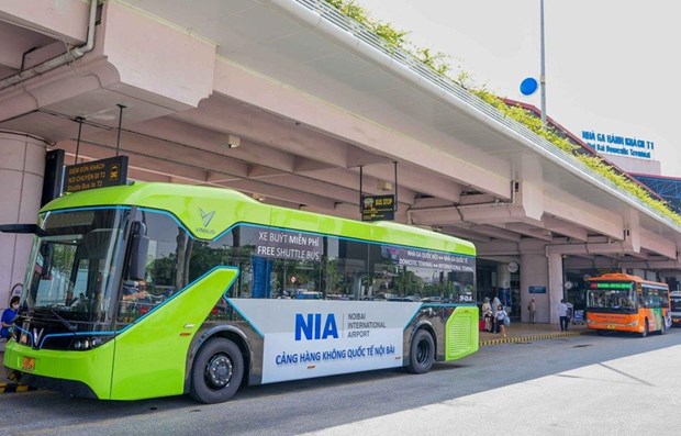 Hà Nội sẽ có tuyến buýt điện E10 đến sân bay Nội Bài - Ảnh 1.