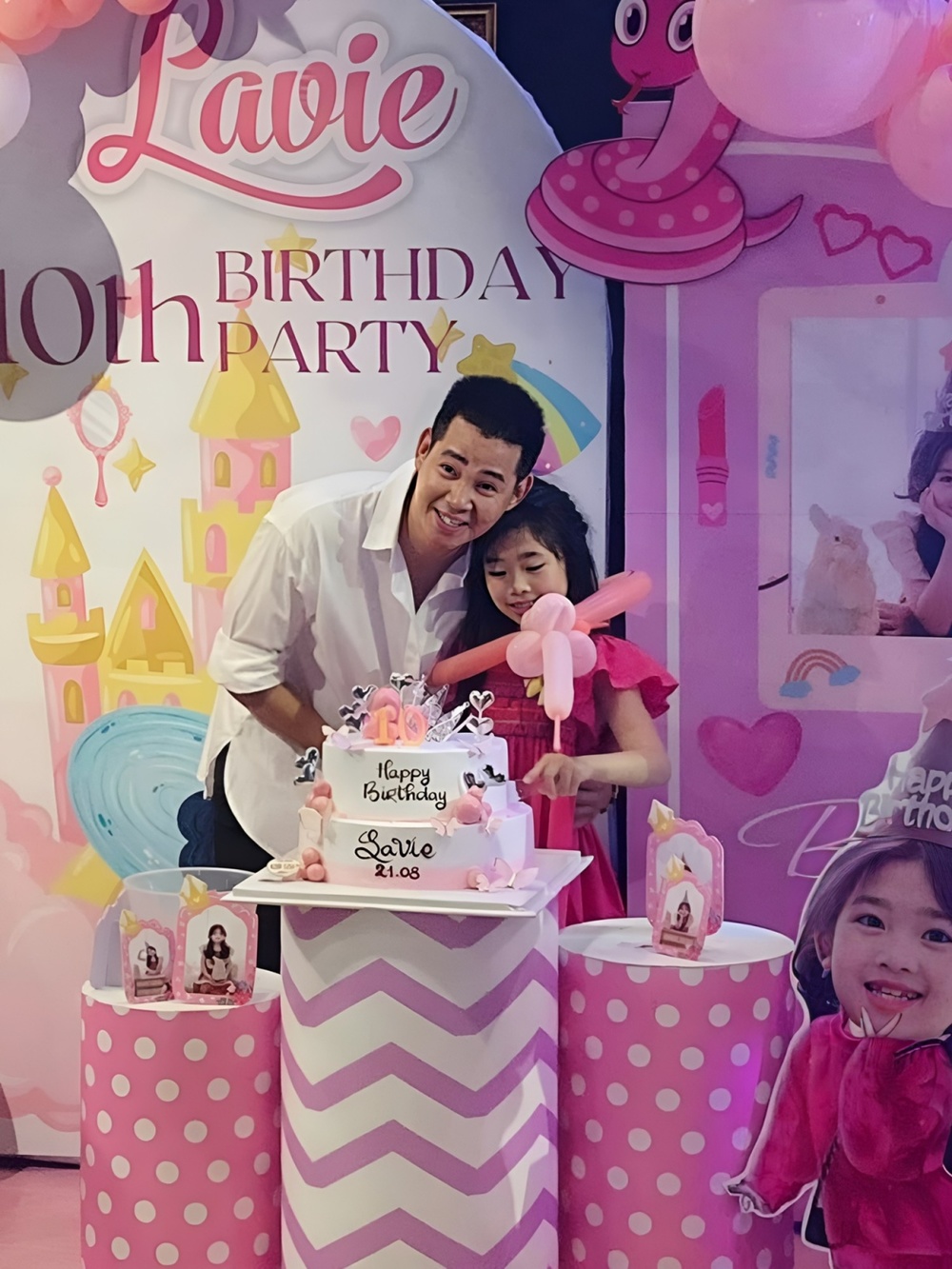 Phùng Ngọc Huy tổ chức sinh nhật cho con gái: Ốc Thanh Vân xúc động kể chuyện 9 năm trước - Ảnh 2.