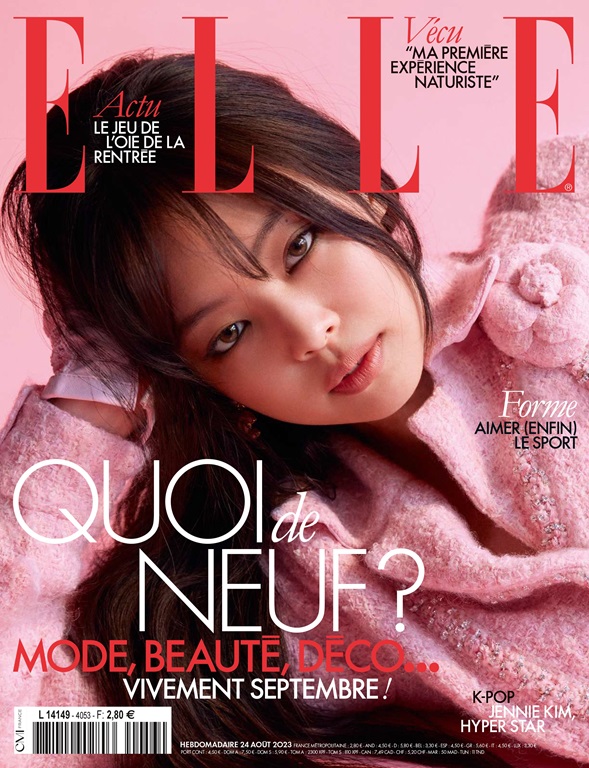 Jennie Blackpink quyến rũ trên trang bìa của 'Elle France' - Là ngôi sao K-pop đầu tiên đạt thành tích này - Ảnh 1.