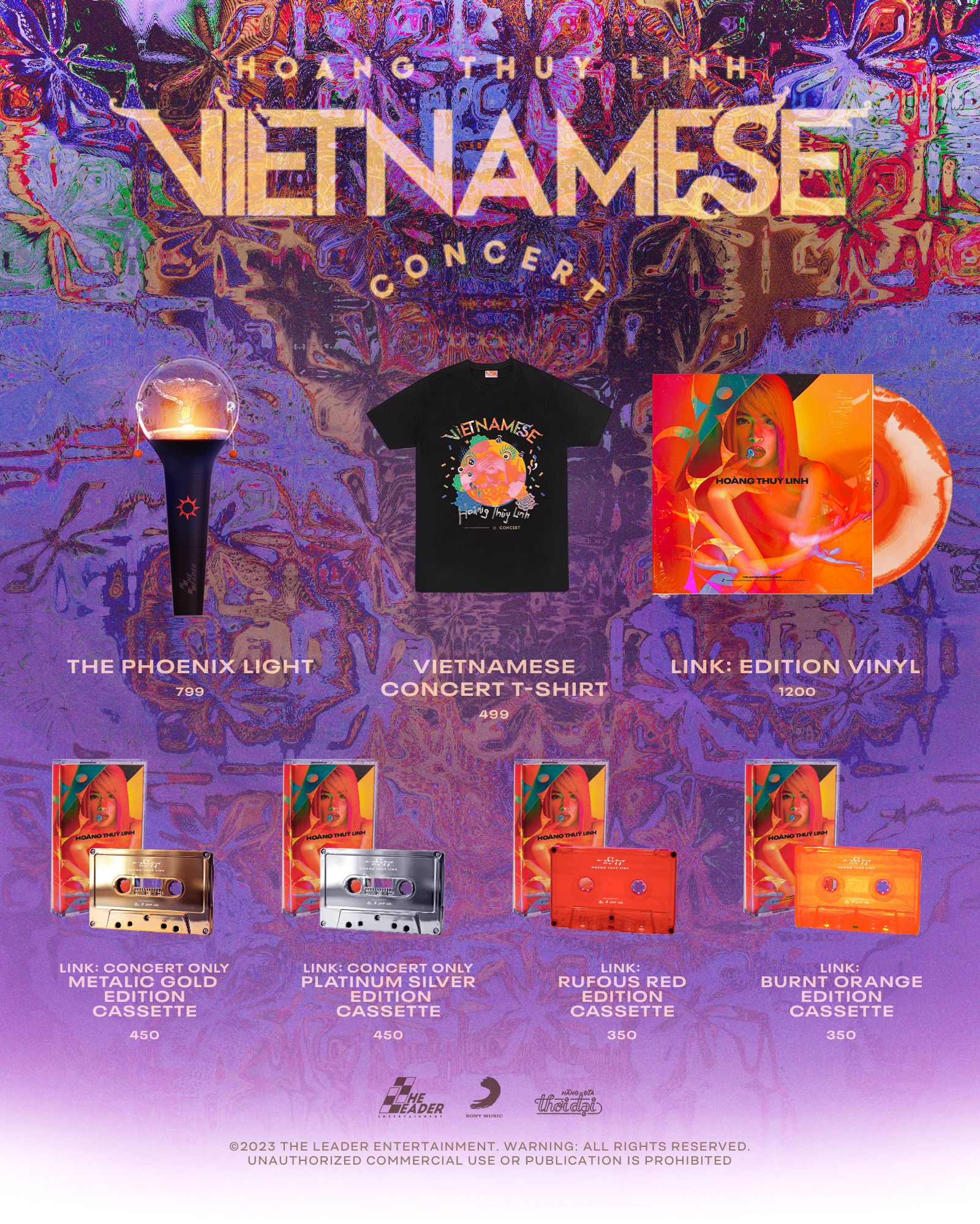 Hoàng Thùy Linh công bố giá 6 hạng vé concert 'Vietnamese' Vé cao nhất