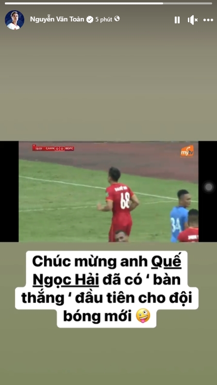 Quế Ngọc Hải vừa ra mắt đã phản lưới nhà, sao Việt lương cao nhất V-League gửi lời chế giễu - Ảnh 3.