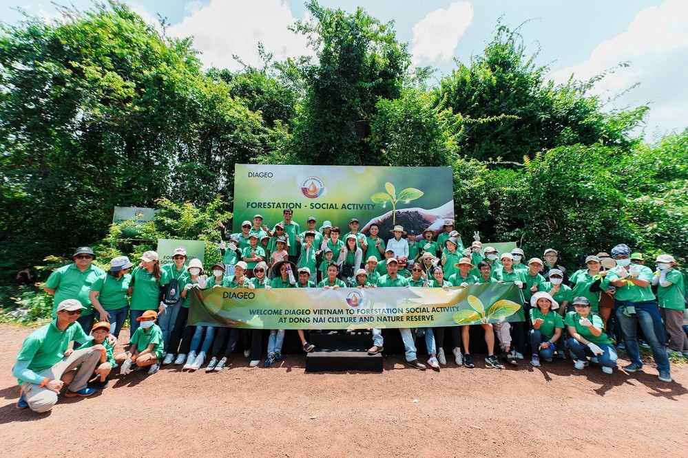 Diageo Việt Nam tiếp tục trồng rừng tại Khu dự trữ sinh quyển Đồng Nai - Ảnh 1.
