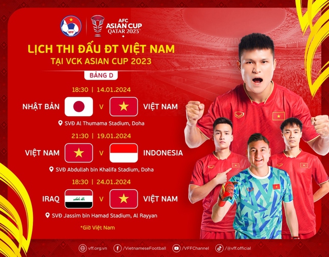 Nóng: VTV thông báo tường thuật trực tiếp các trận đấu ở Asian Cup 2023, CĐV Việt Nam nhận tin vui - Ảnh 4.