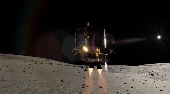Tàu thám hiểm vũ trụ của Nhật Bản hạ cánh xuống Mặt Trăng - Ảnh 1.