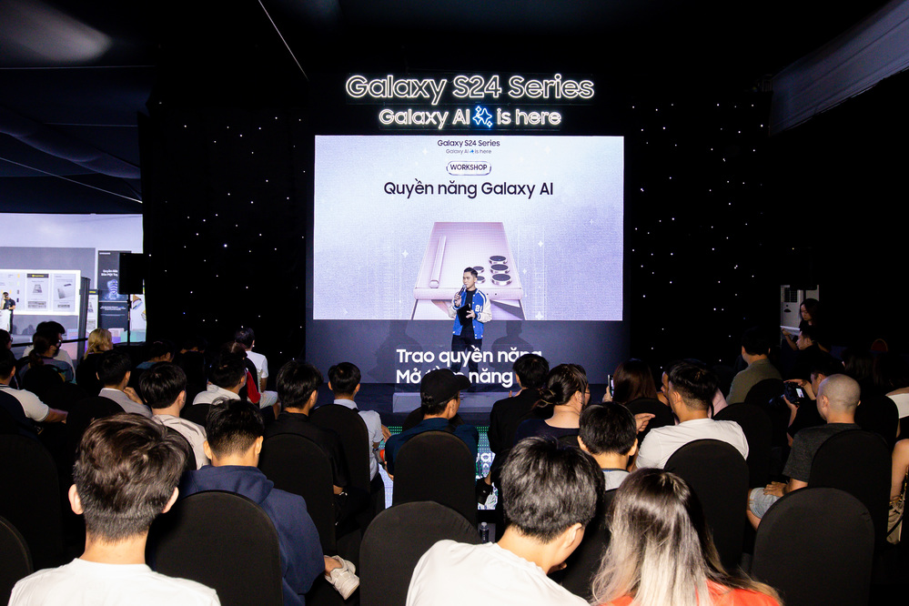 Samfan hào hứng trải nghiệm thực tế AI trên Galaxy S24 Series - Ảnh 1.