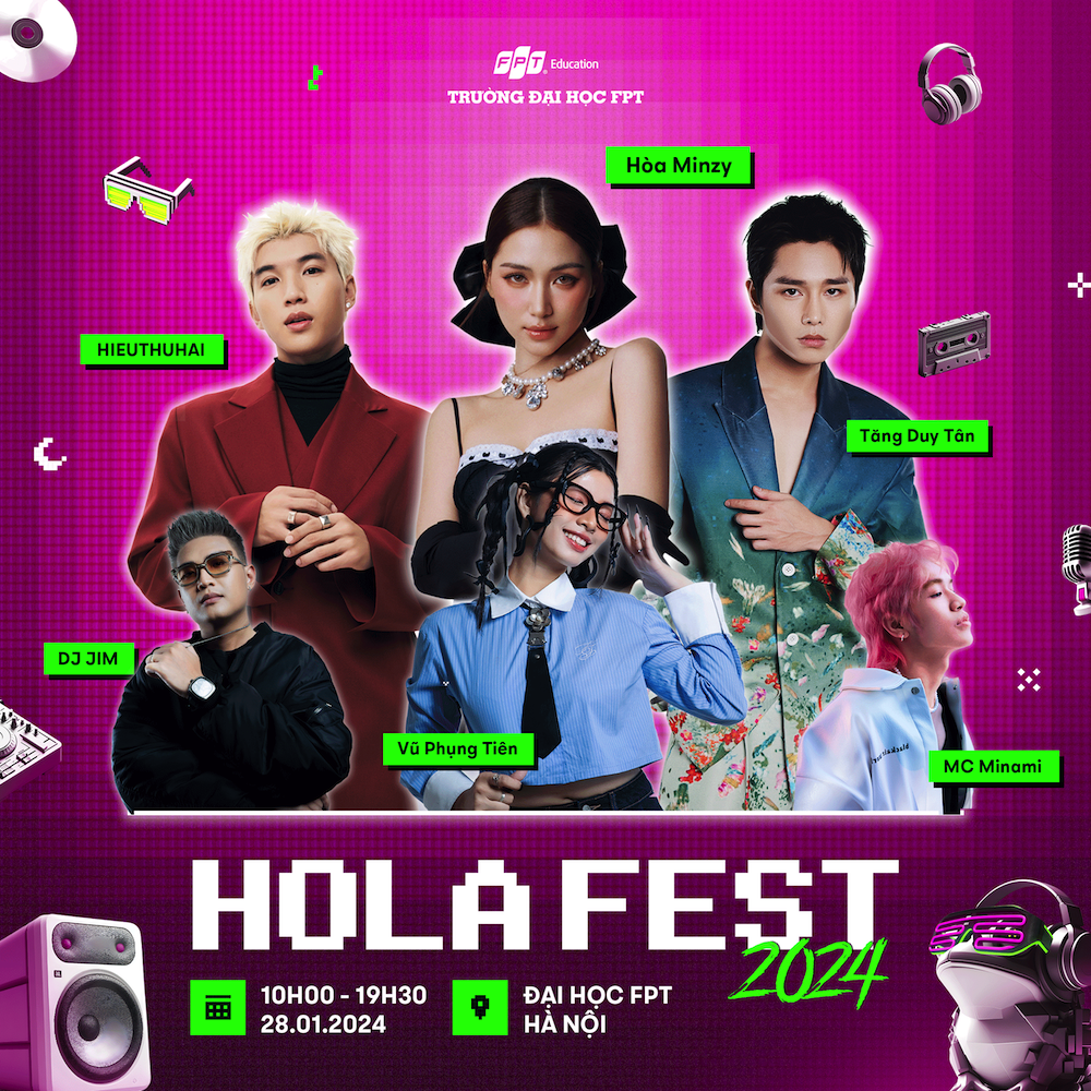 Hola Fest 2024 - đại tiệc âm nhạc cho Gen Z sắp “càn quét” Đại học FPT Hà Nội - Ảnh 1.