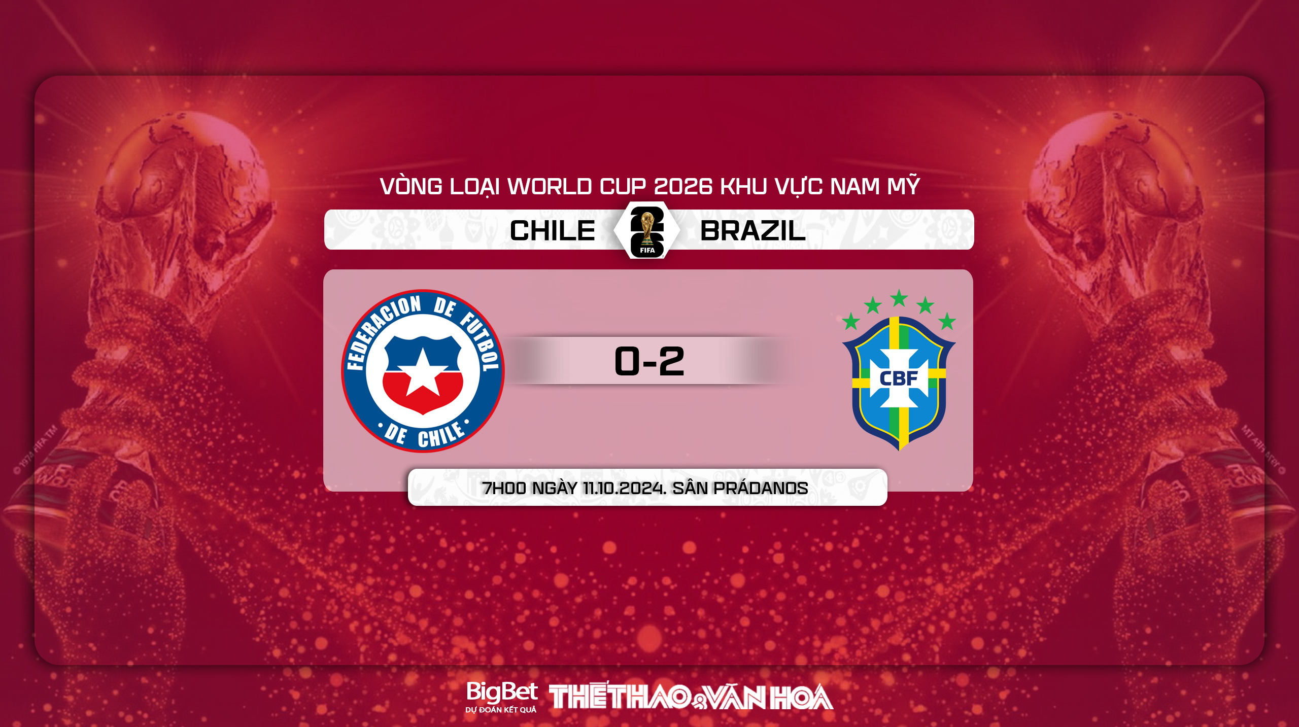 Nhận định, soi tỷ lệ Chile vs Brazil (7h00, 11/10), Vòng loại World Cup 2026 khu vực Nam Mỹ - Ảnh 11.