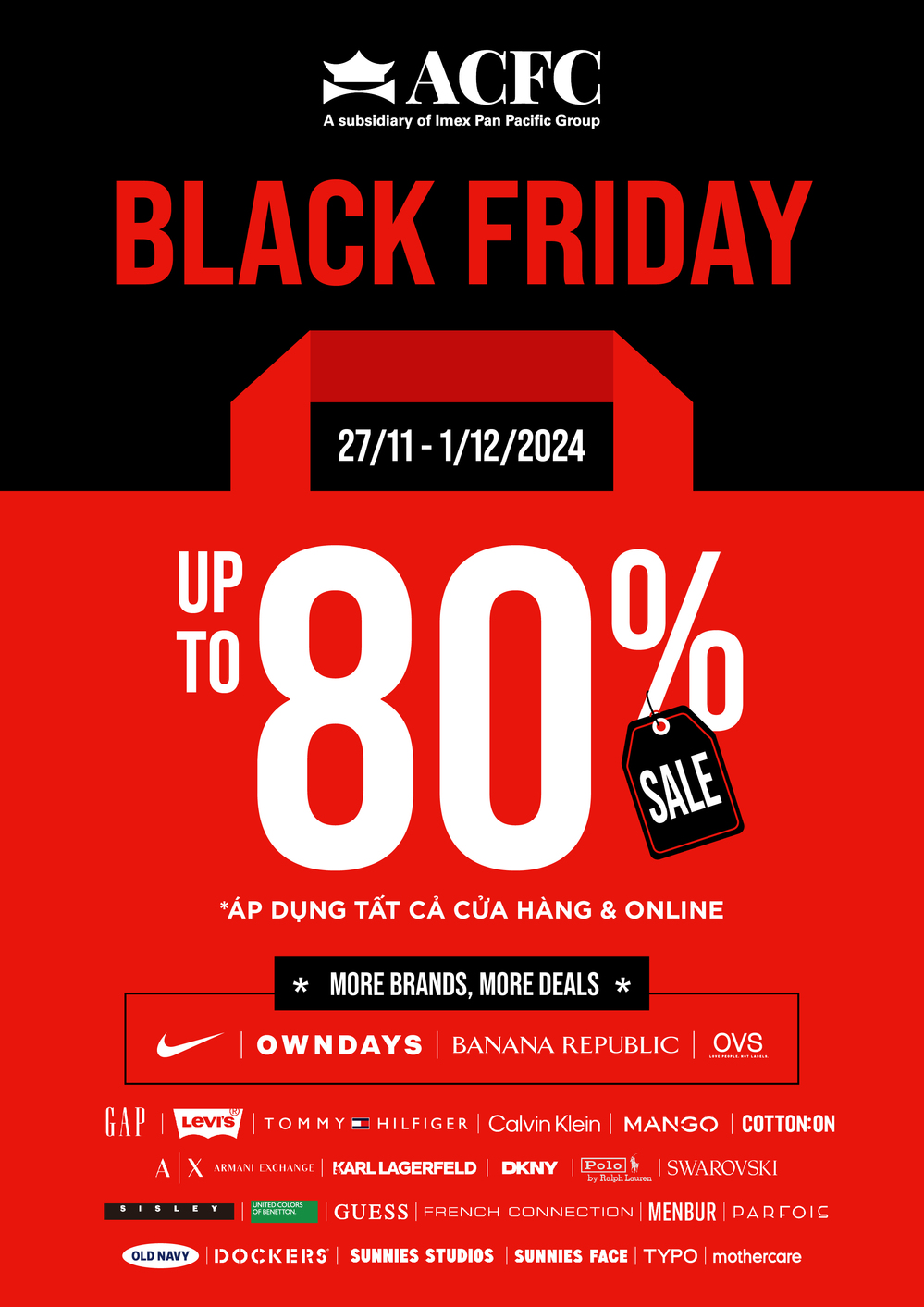 Black Friday 2024 - ACFC tiếp tục tung deal siêu khủng lên đến 80% - Ảnh 1.