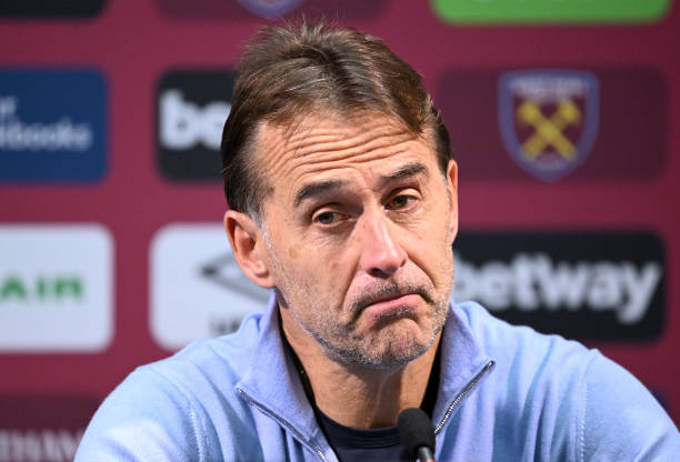 West Ham sắp sa thải Julen Lopetegui