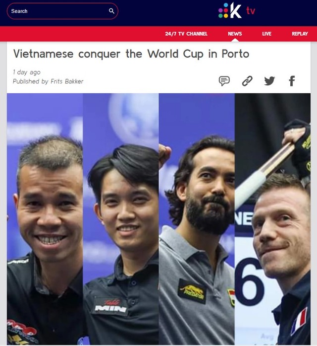 Cơ thủ Việt Nam giành chức vô địch World Cup lịch sử ở châu Âu, được báo nước ngoài ca ngợi là ‘vua billards’ - Ảnh 3.