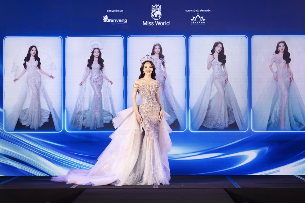 Toàn cảnh lễ trao sash của Hoa hậu Mai Phương, nhan sắc chín mùi, tài năng thăng hạng - Ảnh 5.