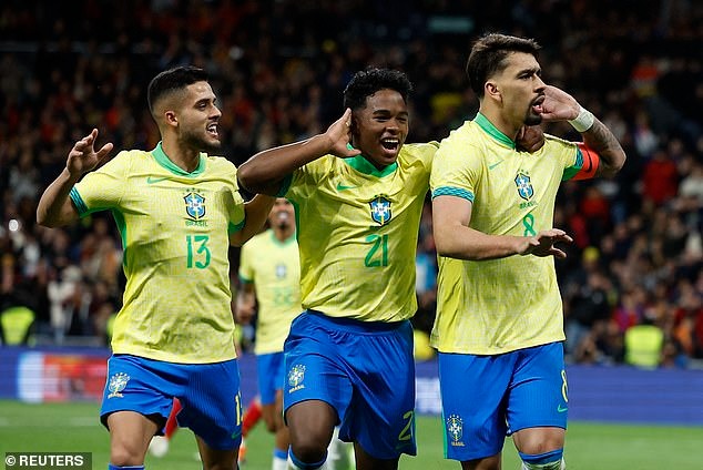 Kết quả giao hữu quốc tế: Đức tiếp tục gây ấn tượng, Tây Ban Nha rượt đuổi ngoạn mục với Brazil - Ảnh 1.