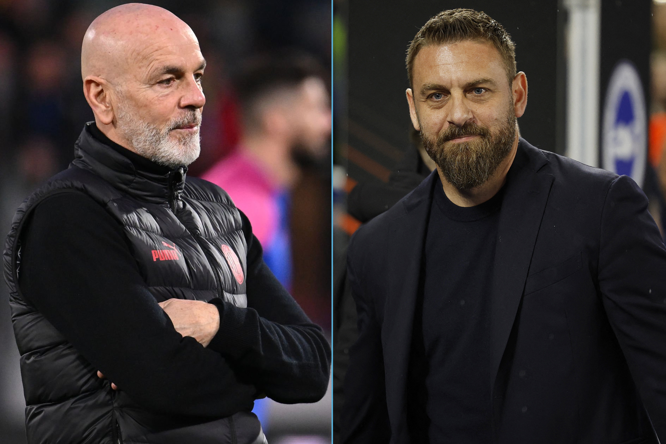 Milan vs Roma: Pioli vs De Rossi và cuộc chiến của hai thế hệ 