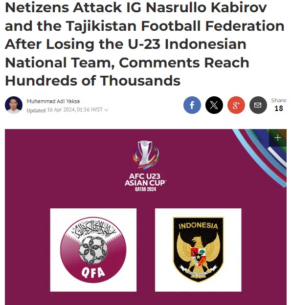 Trọng tài Tajikistan bị chỉ trích vì không rút thẻ đỏ với cầu thủ Qatar, CĐV Indonesia tràn vào trang cá nhân - Ảnh 3.