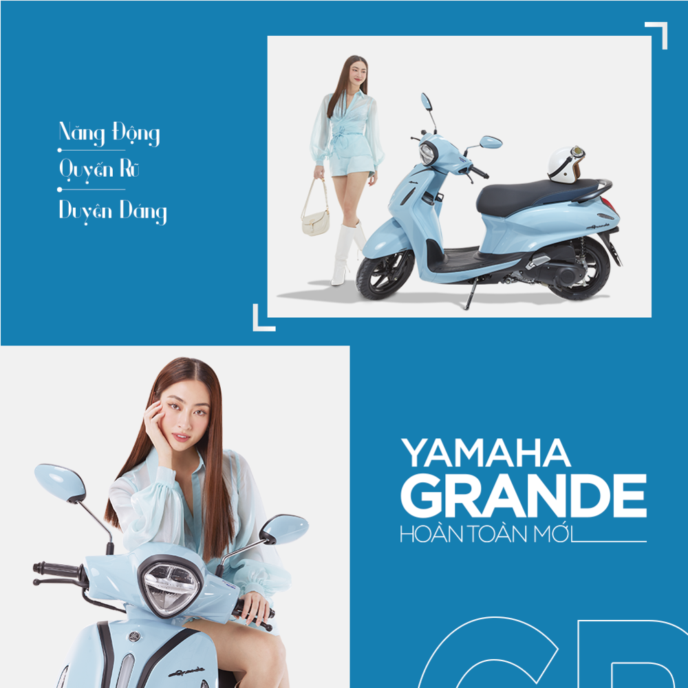 Yamaha Grande - “em xế ruột” của 2 Đại sứ Hoa hậu Quốc gia Việt Nam 2024 - Ảnh 5.