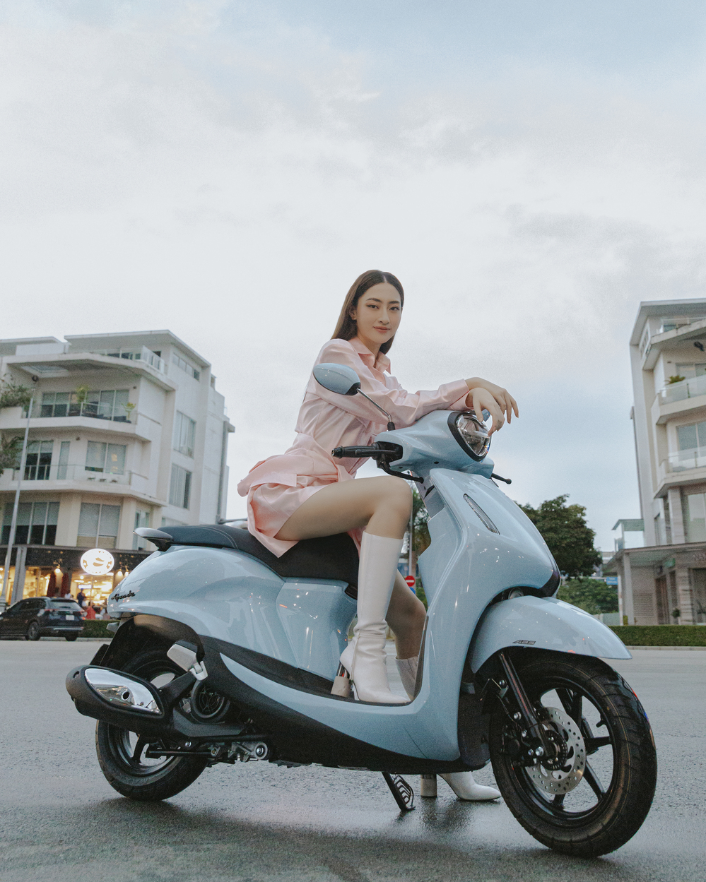 Yamaha Grande - “em xế ruột” của 2 Đại sứ Hoa hậu Quốc gia Việt Nam 2024 - Ảnh 2.