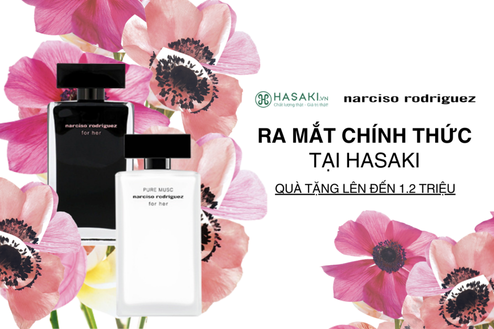 Nước hoa Narciso Rodriguez & Issey Miyake chính thức ra mắt tại Hasaki - Ảnh 2.