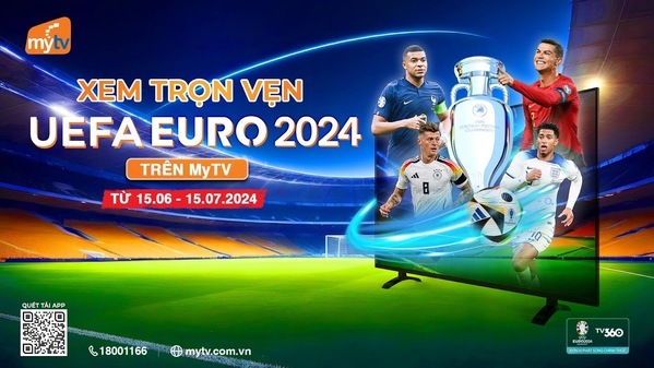 Xem trọn vẹn vòng chung kết Euro 2024 trên dịch vụ MyTV đa nền tảng của VNPT - Ảnh 1.