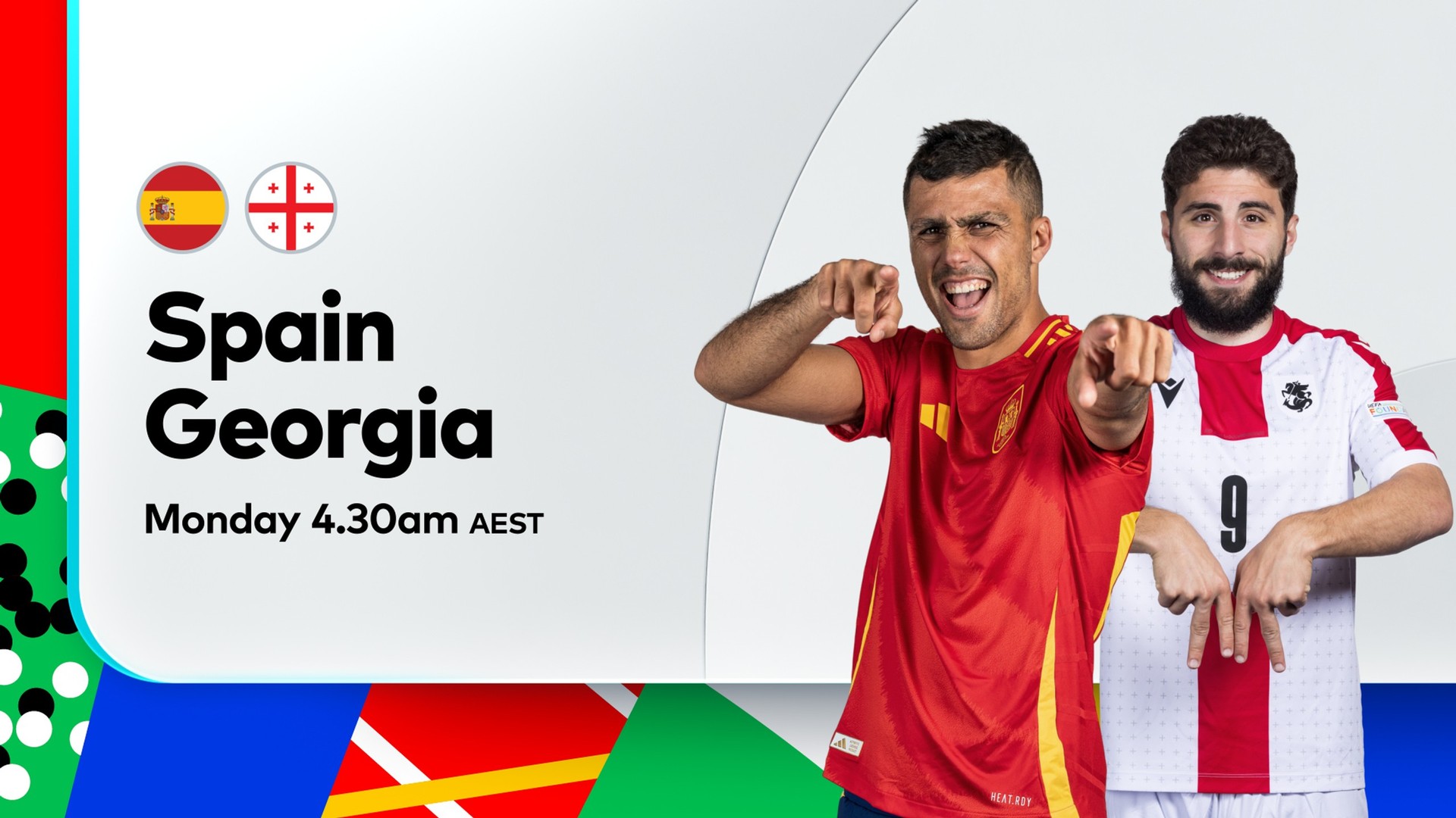 TRỰC TIẾP bóng đá Tây Ban Nha vs Georgia (2h00 hôm nay), Link VTV3, TV360 xem EURO 2024