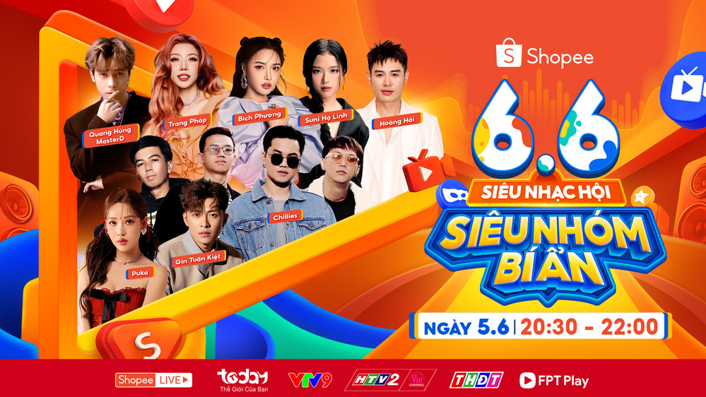 Ekip Siêu Nhạc Hội Shopee 6.6 hé lộ loạt hint siêu nhóm bí ẩn - Ảnh 1.