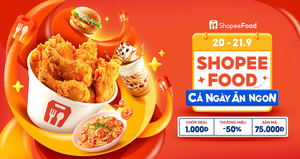 Ngày hội ShopeeFood trở lại với sức nóng từ bộ đôi anh tài Kay Trần - Bùi Công Nam - Ảnh 1.