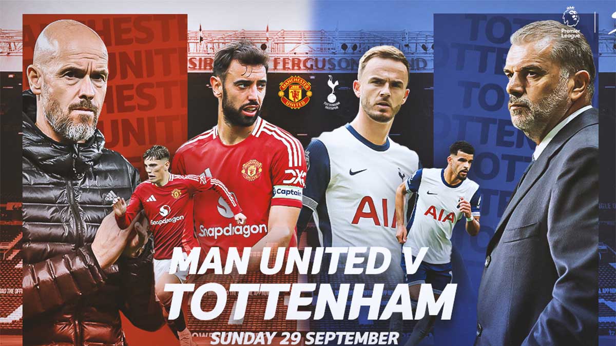 TRỰC TIẾP bóng đá MU vs Tottenham 22h30 hôm nay 29/9, xem Ngoại hạng Anh vòng 6