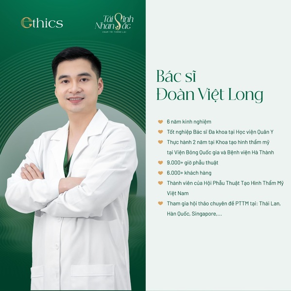 Dr Việt Long Ethics - Chuyên gia nâng mũi sụn sườn trứ danh miền Bắc - Ảnh 1.