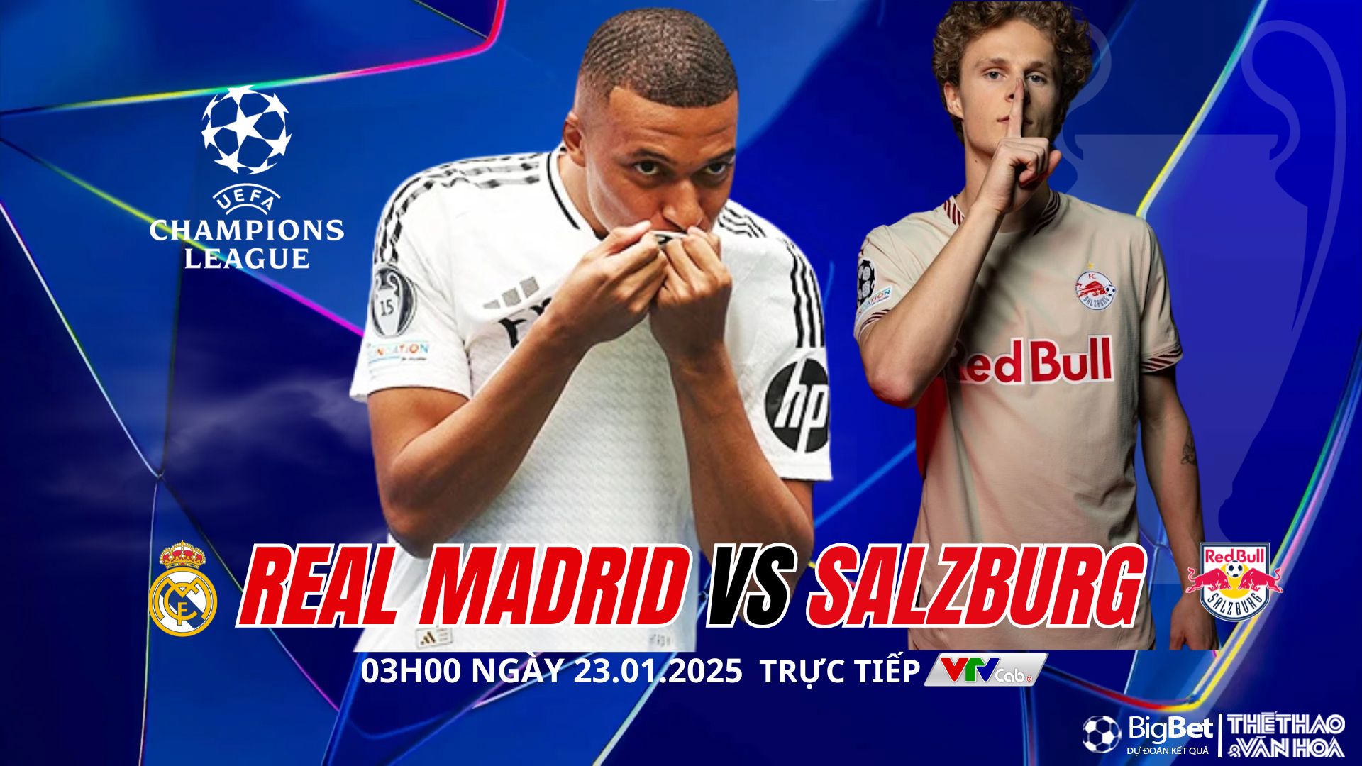 Nhận định, soi tỷ lệ Real Madrid vs Salzburg 03h00 ngày 23/01, UEFA Champions League