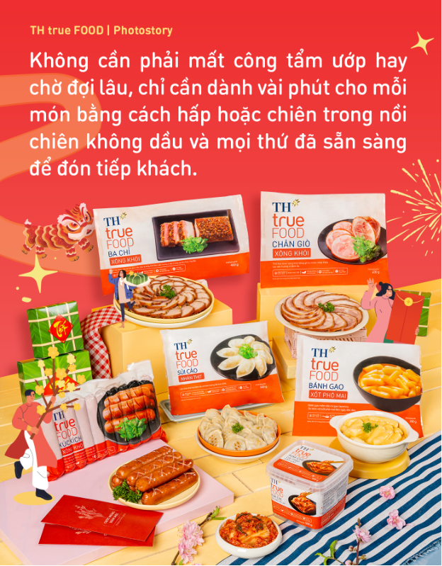 Biến tấu menu &quot;vừa ngon vừa nhàn&quot; đãi khách dịp Tết với bộ sản phẩm TH true FOOD - Ảnh 5.