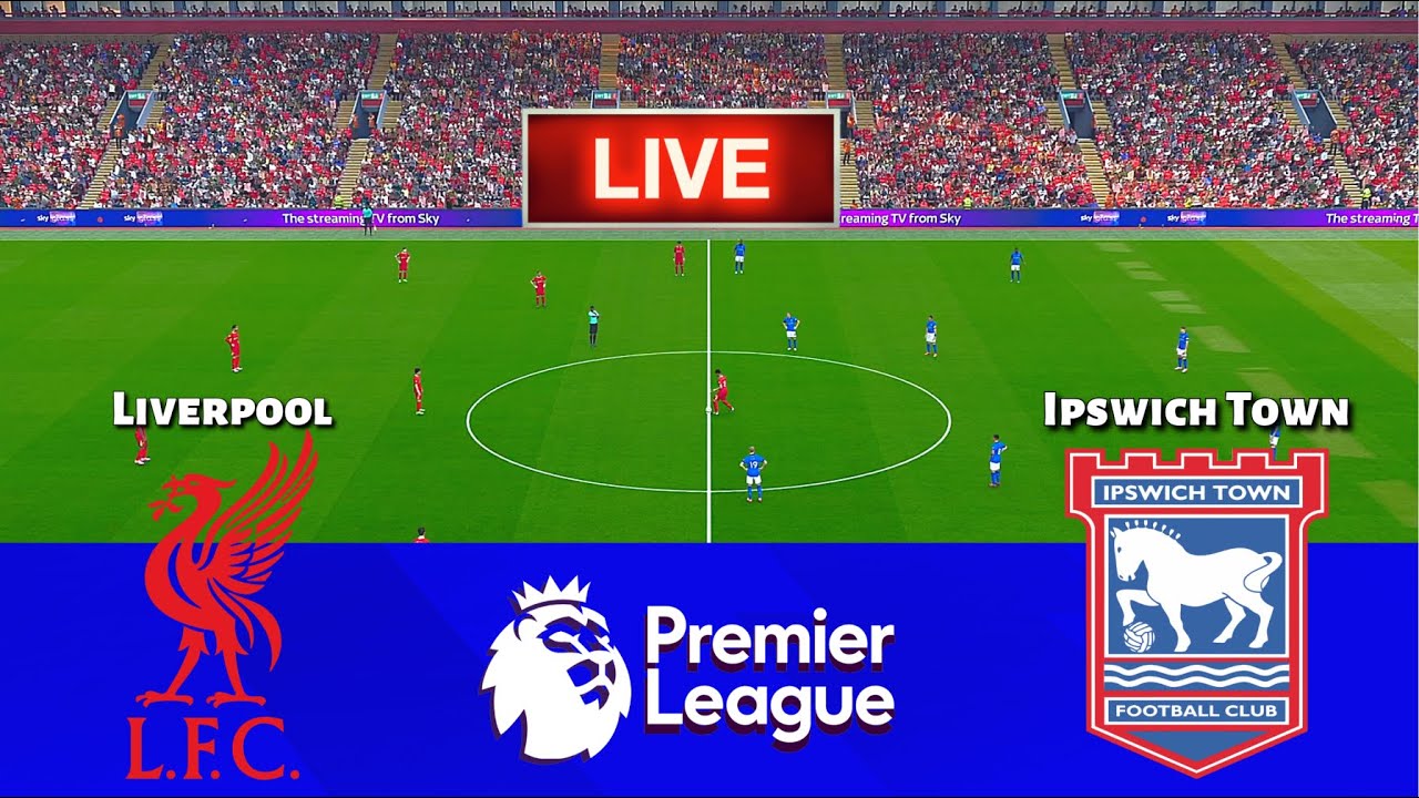 Link xem trực tiếp bóng đá Liverpool vs Ipswich 22h00 hôm nay, vòng 23 Ngoại hạng Anh