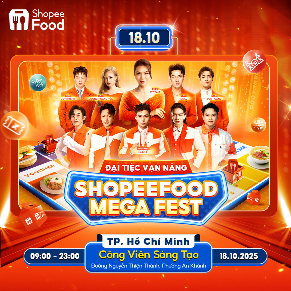 Chào đón tháng 10 rực rỡ, ShopeeFood Khai Mở Đại Tiệc Vạn Năng với nhiều hoạt động bùng nổ - Ảnh 2.