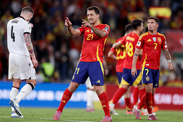 Tây Ban Nha đánh bại đội khách Goergia 2-0 ở vòng loại World Cup 2026