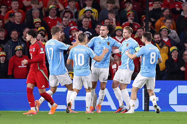 Bỉ đánh bại chủ nhà xứ Wales 4-2 ở vòng loại World Cup 2026