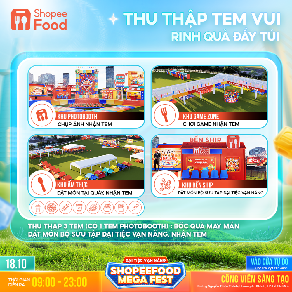 Bỏ túi loạt bí kíp &quot;sống còn&quot; để quẩy bung nóc cả ngày tại ShopeeFood Mega Fest - Ảnh 3.