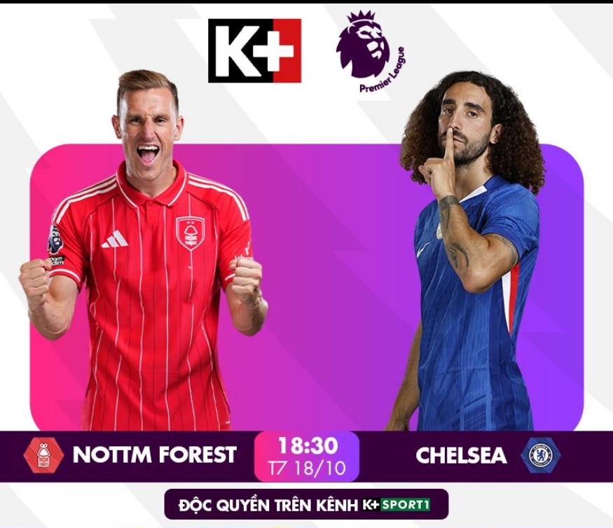 Link xem trực tiếp bóng đá Nottingham Forest vs Chelsea 18h30 hôm nay, Premier League vòng 8 - Ảnh 2.