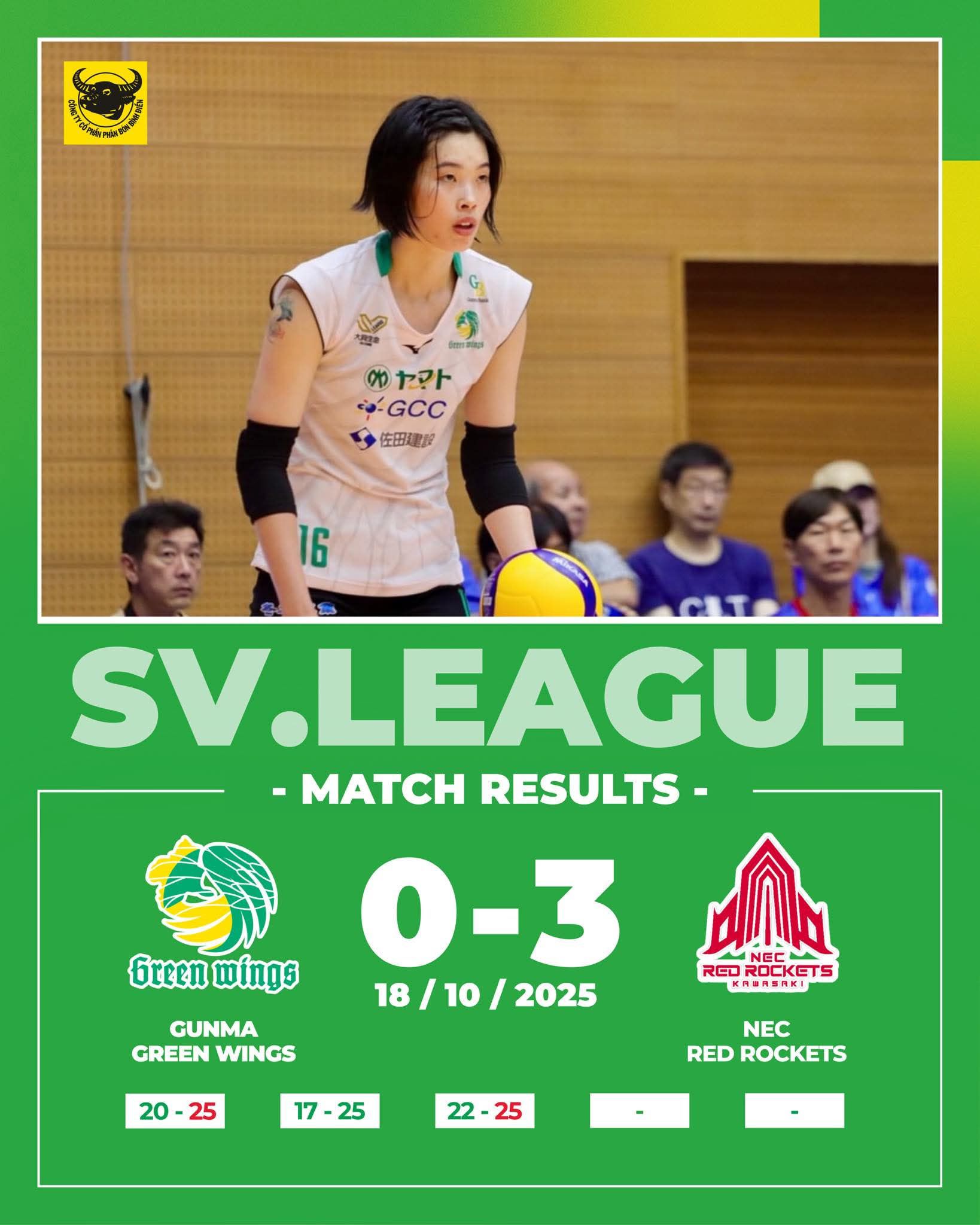 Thanh Thúy chơi nổi bật nhưng vẫn phải nhận trận thua 0-3 cùng đội