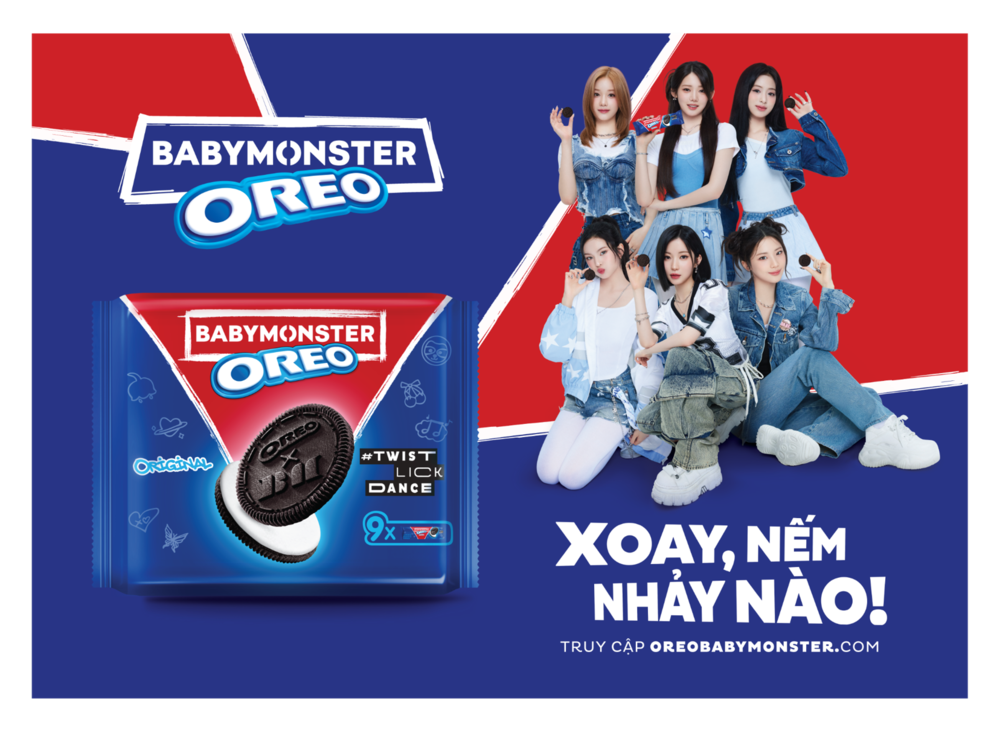 OREO và BABYMONSTER khuấy động cộng đồng fan với vũ đạo &quot;Xoay-Nếm-Nhảy&quot; - Ảnh 1.