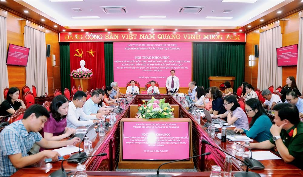 Hội thảo khoa học: Đồng chí Tố Hữu – nhà lãnh đạo tài năng trên mặt trận tư tưởng văn hóa - Ảnh 3.