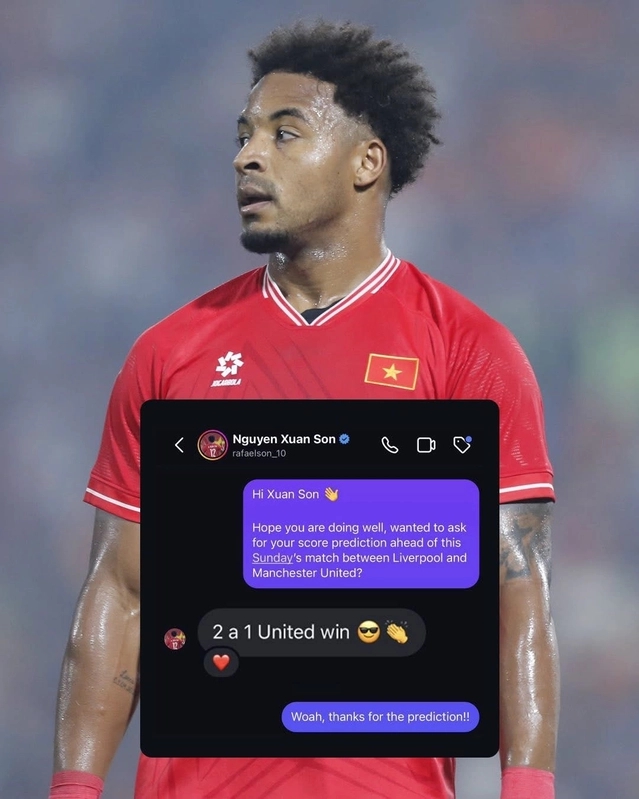 Xuân Son có thể trở lại từ vòng 11, gây sốt khi dự đoán chính xác tỷ số trận Liverpool vs MU - Ảnh 1.