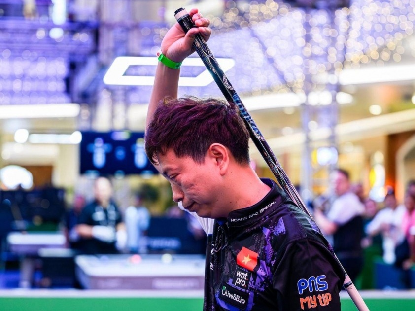 Dương Quốc Hoàng thua khó tin ở trận ra quân Philippines Open 2025 - Ảnh 1.
